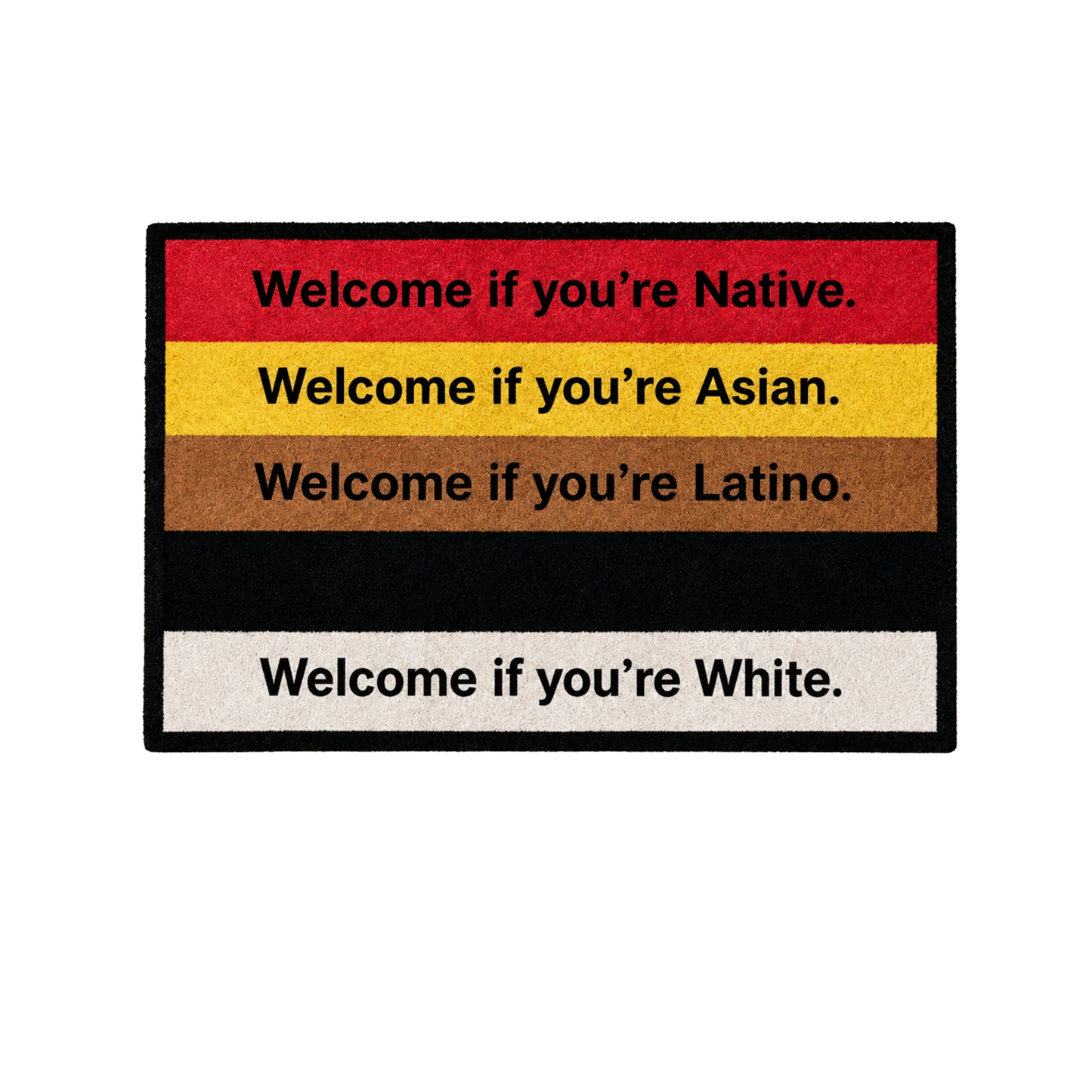 "Welcome If You're" Mat