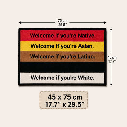 "Welcome If You're" Mat