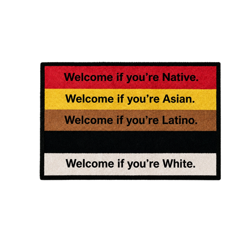 "Welcome If You're" Moodline Mat